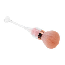 Nail Dust Brush for Gentle Dust Removal, Soft Bristle Makeup Cleaning Brush for Manicure