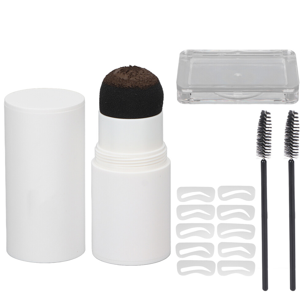 Artistry At Your Fingertips: Cruelty Free Eyebrow Stamp & Reusable Stencils, Waterproof & Smudge Proof, Long Lasting Flawless Natural Look (Nude)