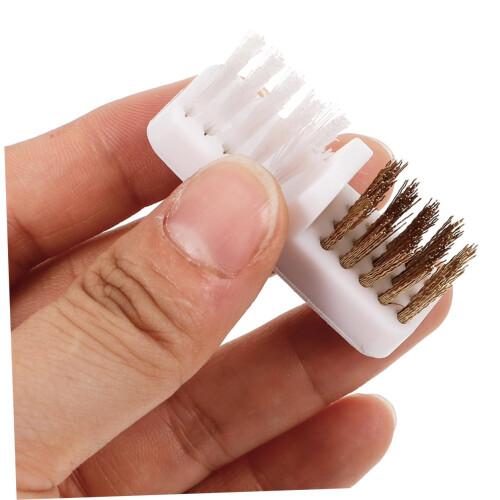 Nail Drill Bit Cleaning Brush Set, Effective Dust Removal Copper Wire Brushes for Grinder Manicure 2