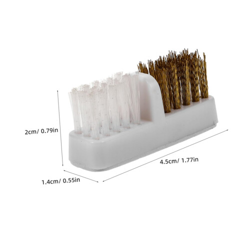 Nail Drill Bit Cleaning Brush Set, Effective Dust Removal Copper Wire Brushes for Grinder Manicure 1
