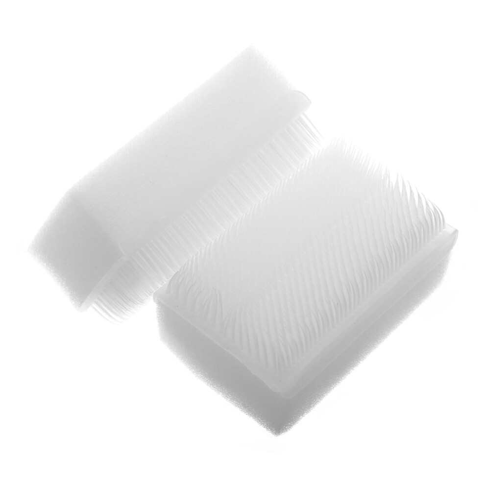 2pcs DualSided Nail Cleaning Brush with Handle Grip for Precision Manicure and Crevice Cleaning