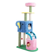 Árvore para gatos - HELLOSHOP26 - Elefante - 2 cavernas - Escada - 154 x 75 cm