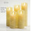 LED Candle, with Embedded Fairy String Lights,5-Piece LED Candle, with 10-Key Remote Control, 24-Hour Timer Function, Dancing Flame, Real Wax, Batter 2
