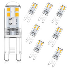 DAIHHZA G9 LED Bulbs 2W Warm White 2700K, Equivalent to 10W/20W Halogen, 360 Beam Angle, Non-Dimmable, Non-Flicker, Bi-pin G9 Socket, 220-240V AC, P