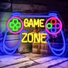 VYXIN Game Zone Neon Sign For Wall Decor,Neon Light for Game Room Gift Ideas for Boys Kids Gamers,Gaming Sign for Boy Room Decor