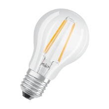 OSRAM LED Base Classic A / LED-lamp in bulb shape with E27-base / not dimmable / replacement for 60 Watt / filament style clear / warm white - 2700 K