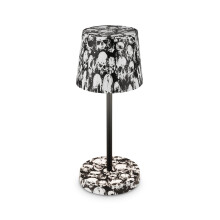 BRILONER - LED Table Lamp Wireless IP44 with Touch, Dimmable in Steps, Splash Protection, Bedside Lamp, Reading Lamp, LED Lamp, Camping Lamp, Table L