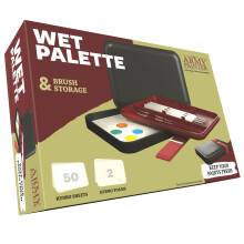 The Army Painter, Wet Palette, For Acrylic Paint, Incl. 50 Hydro Sheets, 2 Hydro Foams & Paint Brush Storage - For Miniature Painting, Dnd & Warhamme