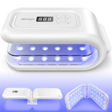 ISTOYO 3 in 1 UV Light for Resin, 180 Degree Adjustable, Large Size Two-Sided Uv Resin Light with 36 LED Beads, and 7 Time Setting Modes,Fast Curing