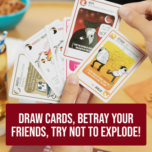 Exploding Kittens Exploding Kittens: A Card Game About Kittens and Explosions and Sometimes Goats - ENGLISH VERSION 2