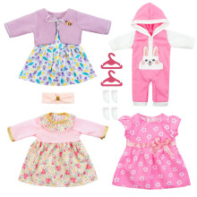 Aolso Baby Doll Clothes for 14-18 Inch/35-45 cm Dolls, 4-packs New Doll Clothes Outfits for Girls Birthday