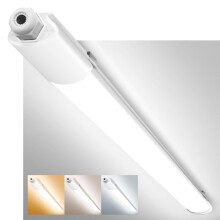 zemty 4FT LED Batten Lights 36W 3960LM Super Bright, 3000/4000/6500K Selectable Ceiling Mount Tube Lights, IP65 Waterproof Shed Garage Lightinging fo