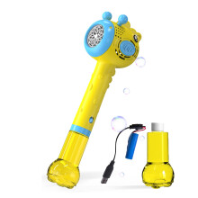 PHNIXGAM Kids Bubble Machine with Rechargeable Battery, Children's Hand-held Bubble Machine Wand, Portable Birthday Festivals Toy Gifts, for Toddlers