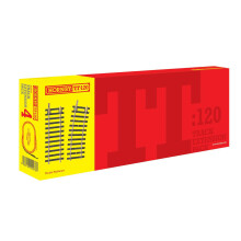 Hornby TT:120 TT8033 TT Gauge Track Pack 4 - Extra Pieces for Model Railway Sets, Toy Train Track Pieces, Tracks: 2 x TT8006 1 x TT8007 1 x TT8009 2