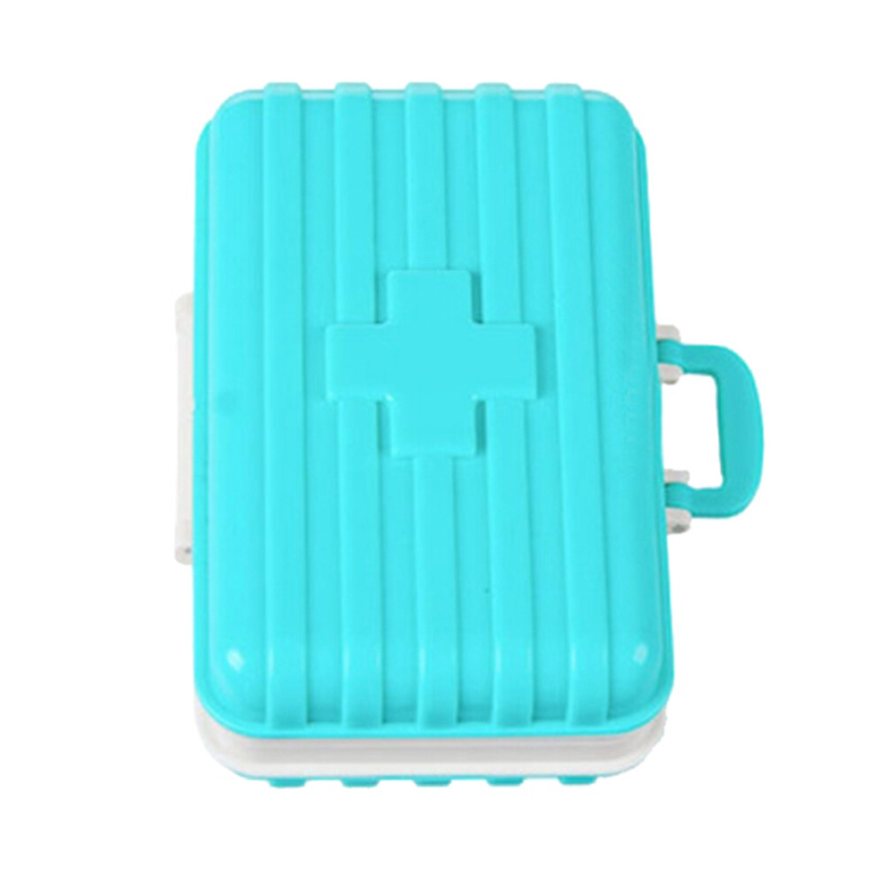 Pill Purse Secure Medication Storage Mini Medication Organizer Waterproof Travel Pill Container Large Capacity Compartments Ergonomic Design For On