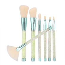 Pinceau doux pour l'application du visage, poils élastiques, fibres synthétiques de qualité supérieure, pour fond de teint, poudre, blush,