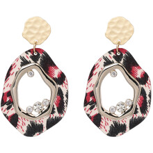 Orecchini pendenti con strass per donna, materiale ipoallergenico, leggeri, in acrilico, ispirati a orecchini geometrici in lega, regalo perfetto per