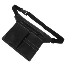 Hairdresser Tool Belt Leather Barber Scissor Pouch with Professional Waist Holster for Salon Use