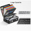 Fireproof Document Box - 8-Layer Hard Shell Fire Proof Safe for Home Documents,for Desk Money,for Passports Certificates 5