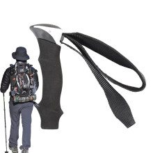 Trekking Ski Pole Grip with SweatAbsorbent Handle and TShaped Strap for Hiking, Skiing, Camping