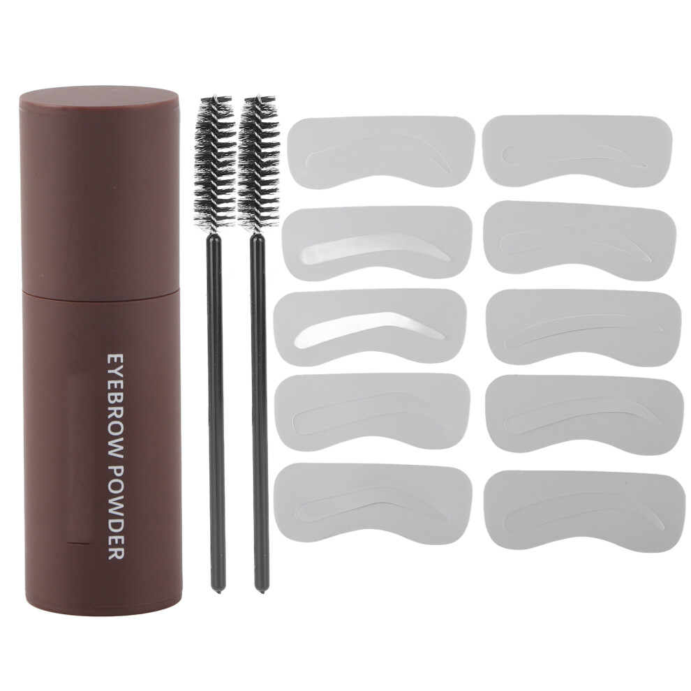 Brow Shaping Tool Kit Natural Looking Finish Flawless Brows Waterproof Eyebrow Stamp Stencil Kit Smudge Proof Easy To Use Long Lasting Adjustable Bro