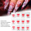 Nail Art Revolution: Ανθεκτικά, Τέλειο Μήκος, Εύκολα στο Κούρεμα και το Λιμάρισμα, 600 4