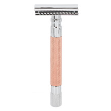 Double Edge Safety Razor For Men And Women, Reusable Travel Ready Eco Conscious Skid Resistant Design Zinc Alloy Razor With Comfortable Shave