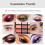 Παλέτα σκιών Bold Obsessions σε απόχρωση Jewel-Tone, ματ μεταλλικό, αναμεμειγμένα χρώματα, 6
