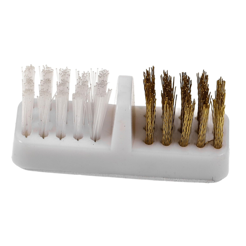 Nail Drill Bit Cleaning Brush Copper Wire Deep Cleaning Durable Manicure Tool for Salon and Home
