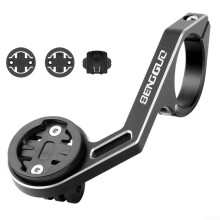 Lightweight Aluminum Bike Computer Mount with Universal Cycling Handlebar Extension for Light