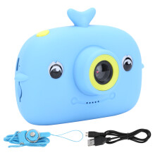 Kindercamera met kantelbare lens en selfiemodus, perfect om momenten vast te leggen en fotografische vaardigheden te ontwikkelen.