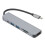 Διανομέας USB C από κράμα αλουμινίου 6 σε 1, πολλαπλές θύρες USB, υποστηρίζει έξοδο HDMI 5