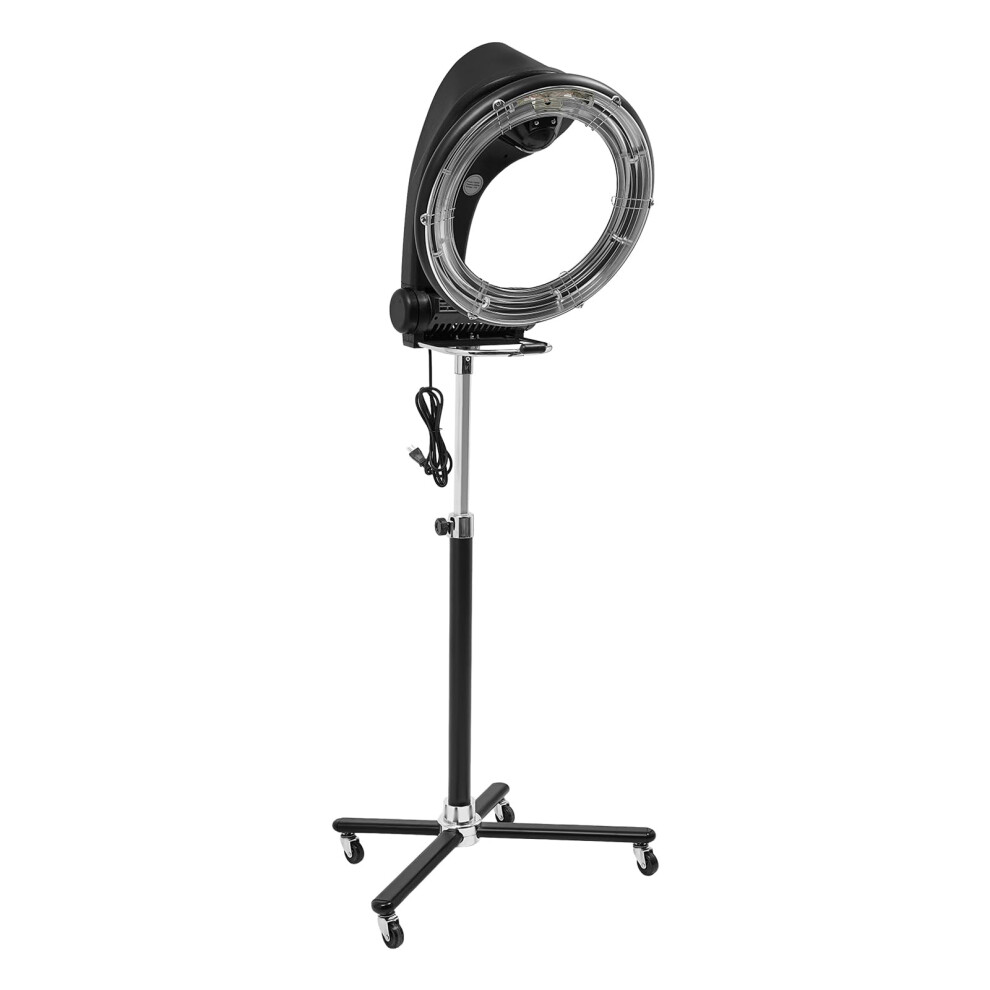 Professional Standing Hair Dryer 1000W with Adjustable Height, Infrared Heat, 360 Rotation and Timer