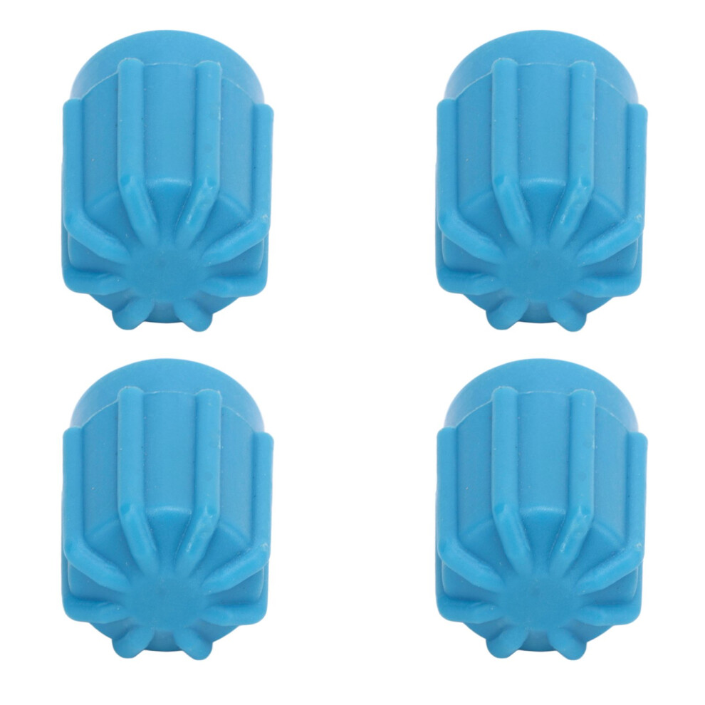 50Pcs Abs M8x1 Valve Caps For Cars Trucks And Ac Retrofit Blue 9391380933813