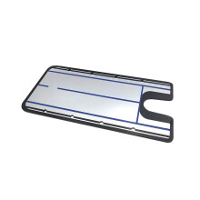 Golf Putting Alignment Mirror Acrylic Portable Trainer for Practice and Stroke Accuracy Blue