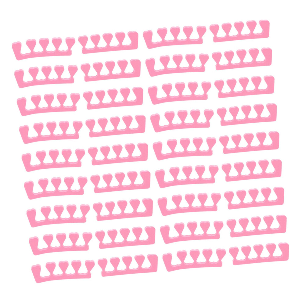 Toe Separators 100pcs Comfortable Foam Cushion Bulk Pack for Manicure and Pedicure Nail Art