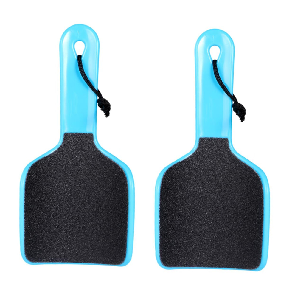 DoubleSided Foot File and Callus Remover with Curved Surface Grip, 2pcs for Home Pedicure Care