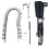 Chain Screwdriver Adapter for Electric Drill with Adjustable Depth Control and 50 Chain Nails 1