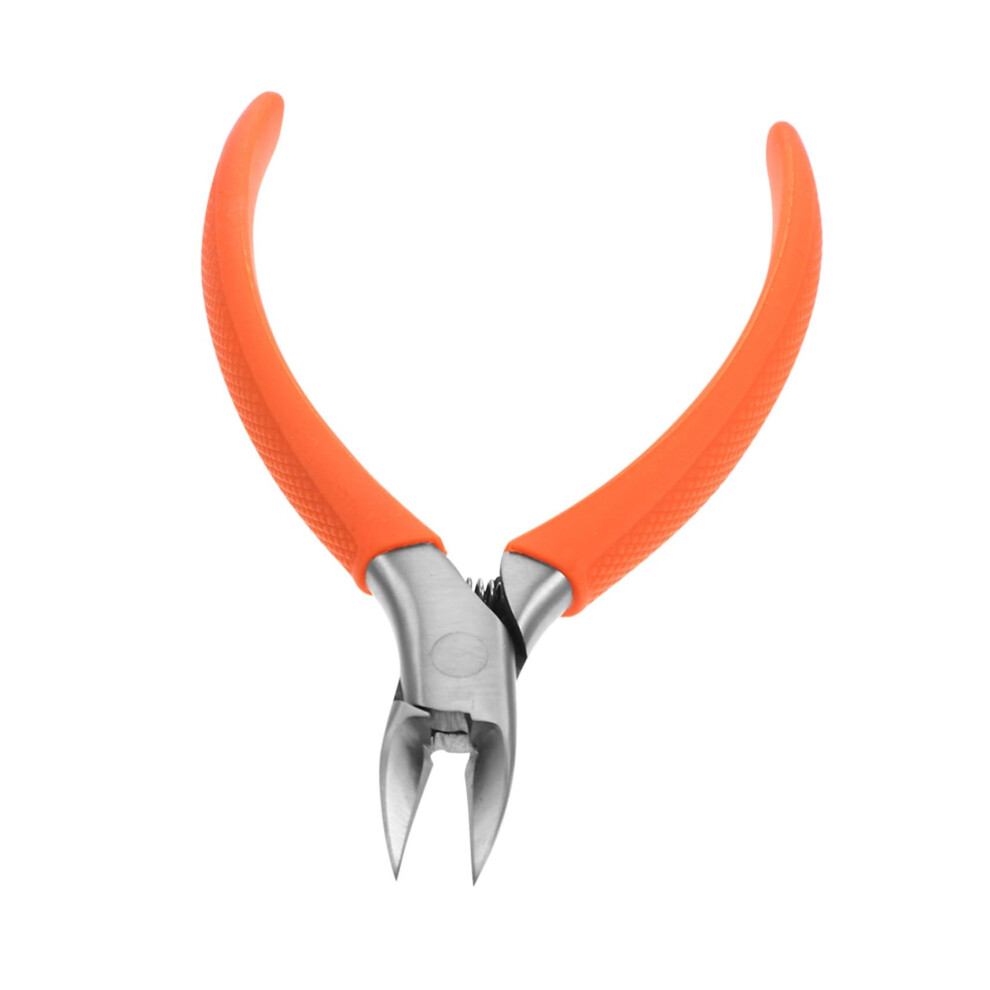 Professional Stainless Steel Cuticle Nipper and Nail Trimmer with NonSlip Grip for Manicure Pedicure