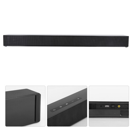 Barre de son Bluetooth pour TV, interfaces multiples et télécommande, avec une structure au design impressionnant, solution d'amélioration sonore 2