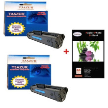 Yhteensopiva väriaine - T3AZUR - MFC8420/MFC8820D - 2 pakkausta - Musta - Laser