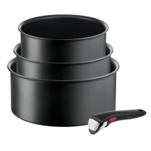 TEFAL JUEGO DE OLLAS INGENIO ULTIMATE L7649453 - 4 PIEZAS, TODOS TIPOS