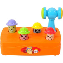 Hamerbank - Playgo - Laranja - Para crianças - Efeitos luminosos e sonoros - Desenvolvimento motor