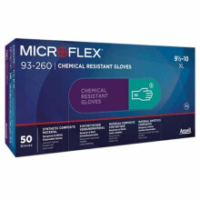 Ansell - 93260090 - Microflex 93260100 93-260 Guanti usa e getta a triplo strato in neoprene e nitrile 7,8 mm Taglia L