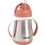 BEABA Becher mit Strohhalm - BEABA - Edelstahl - 250 ml - Terrakotta 2