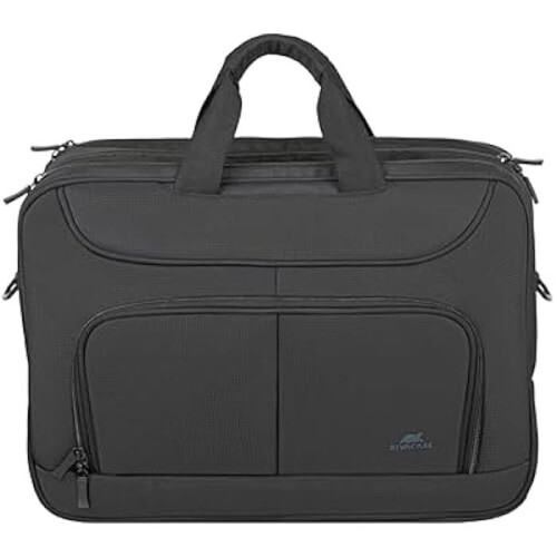 Capa para laptop - RIVACASE - 8432 - 15,6 polegadas - Preta - Design moderno e prático 1