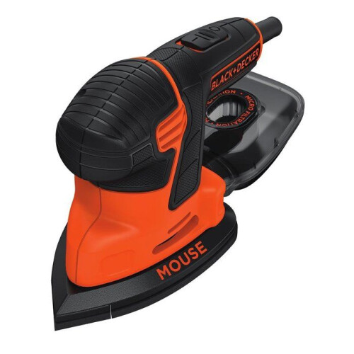 Black + Decker Black & Decker KA2500K Compact Mouse levigatrice 120W con accessori e valigetta 2