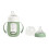 BEABA Glasflasche + Silikonhülle 2 in 1 Salbeigrün 4