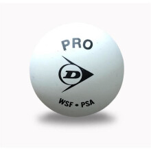 Lote de 12 pelotas de squash Dunlop Pro - blanco - TU