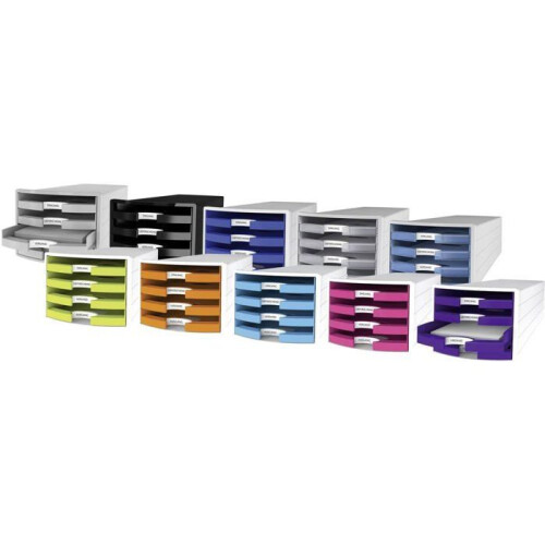 Cassettiera - HAN - 1013-13 - Nero - 4 cassetti - DIN A4/C4 2